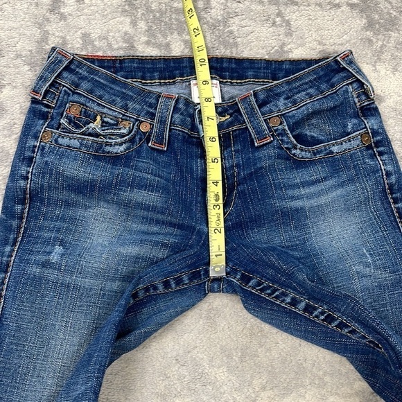 True Religion Joey Bootcut Flare Jeans Pony Express Rodeo Festival Y2K Sz 29 - Picture 11 of 15
